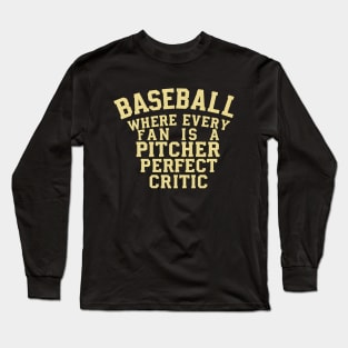 Baseball Long Sleeve T-Shirt